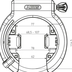 ABUS Granit XPlus 6950M R Ringslot