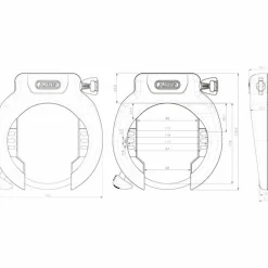 ABUS Pro Amparo 4750 XL R Ringslot met Flex Mount