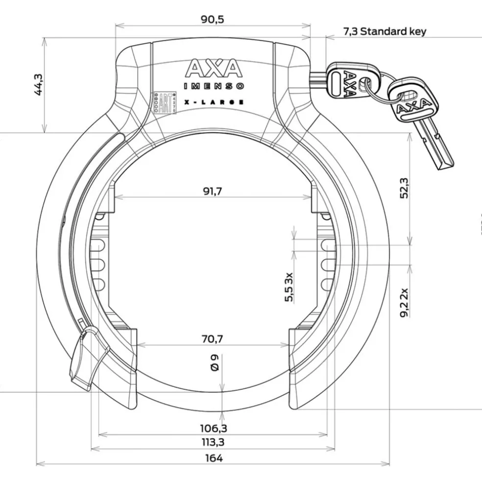 AXA Imenso X Large Ringslot