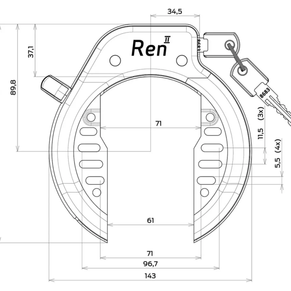 AXA Ren 2 Ringslot