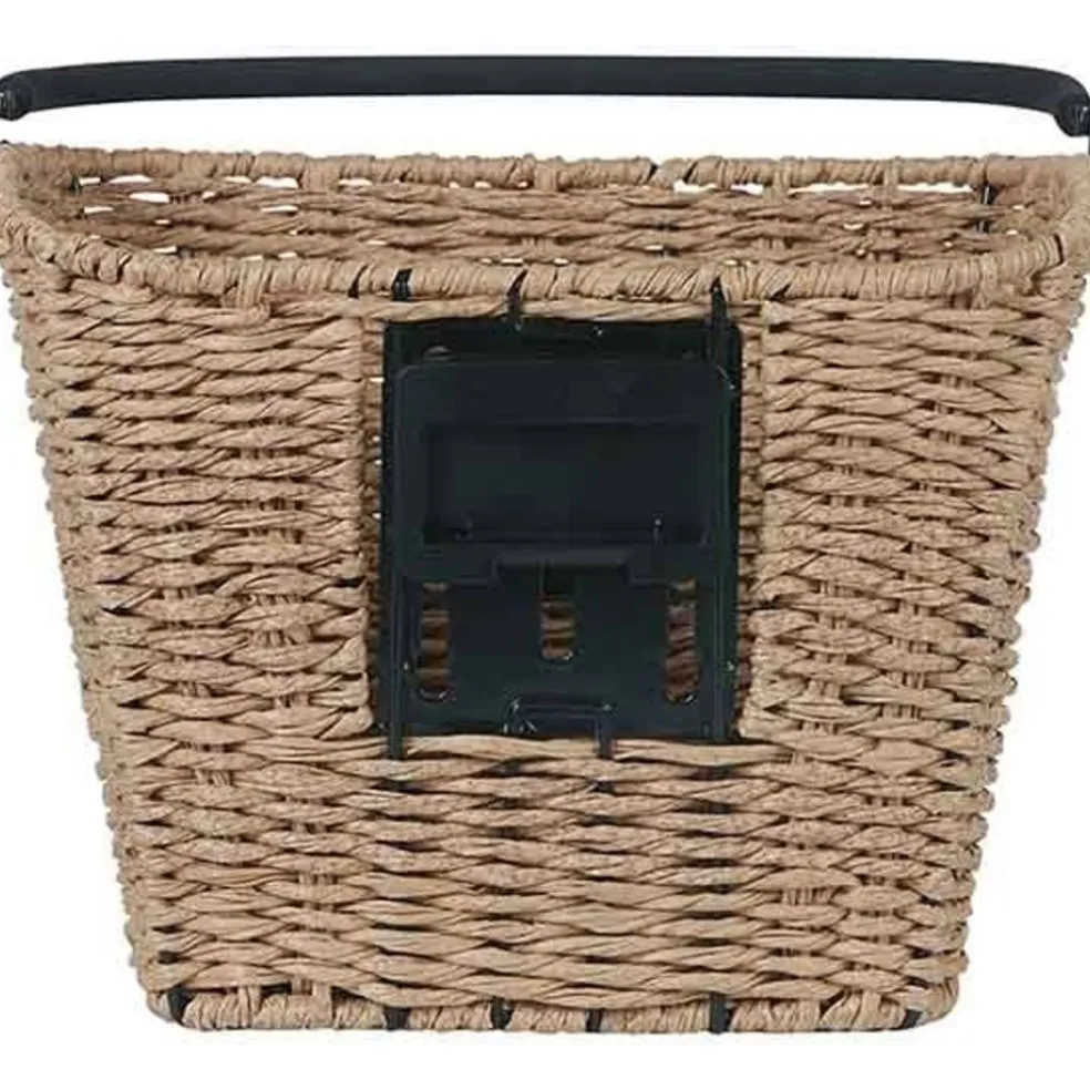 Basil Bremen Rattan KLICKfix Fietsmand