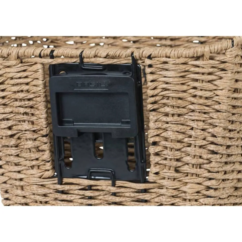 Basil Bremen Rattan KLICKfix Fietsmand