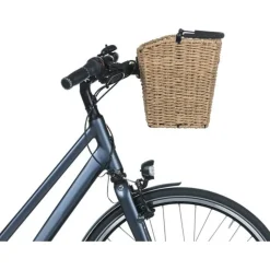 Basil Bremen Rattan KLICKfix Fietsmand
