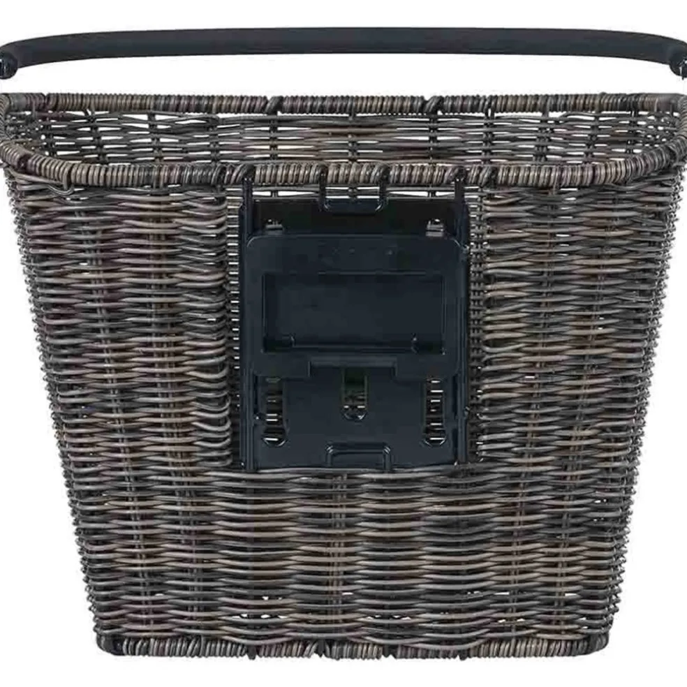 Basil Bremen Rattan KLICKfix Fietsmand
