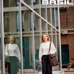 Basil City Shopper MIK Hooks Enkele Fietstas
