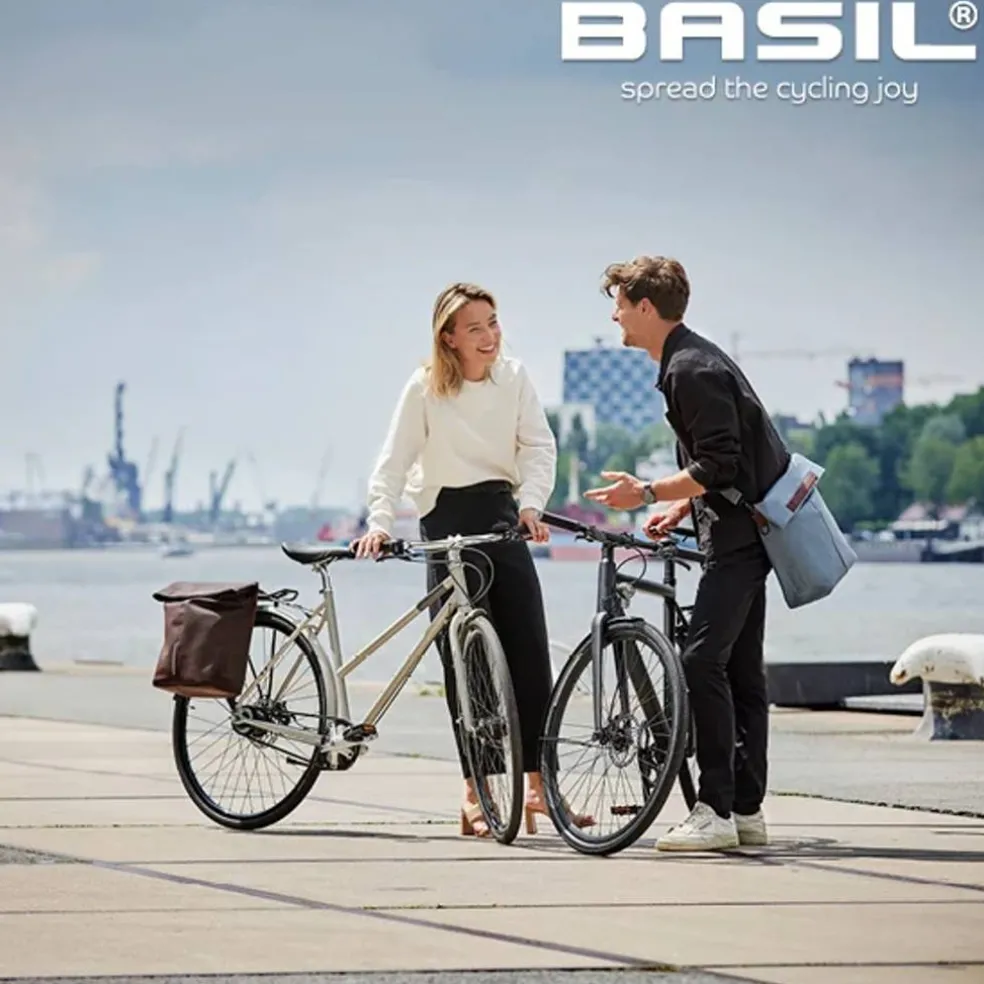 Basil City Shopper MIK Hooks Enkele Fietstas