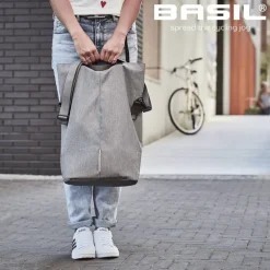 Basil City Shopper MIK Hooks Enkele Fietstas