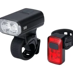 BBB Cycling BLS-265 NanoStrike 500 + BLS-152 Spark Verlichtingsset