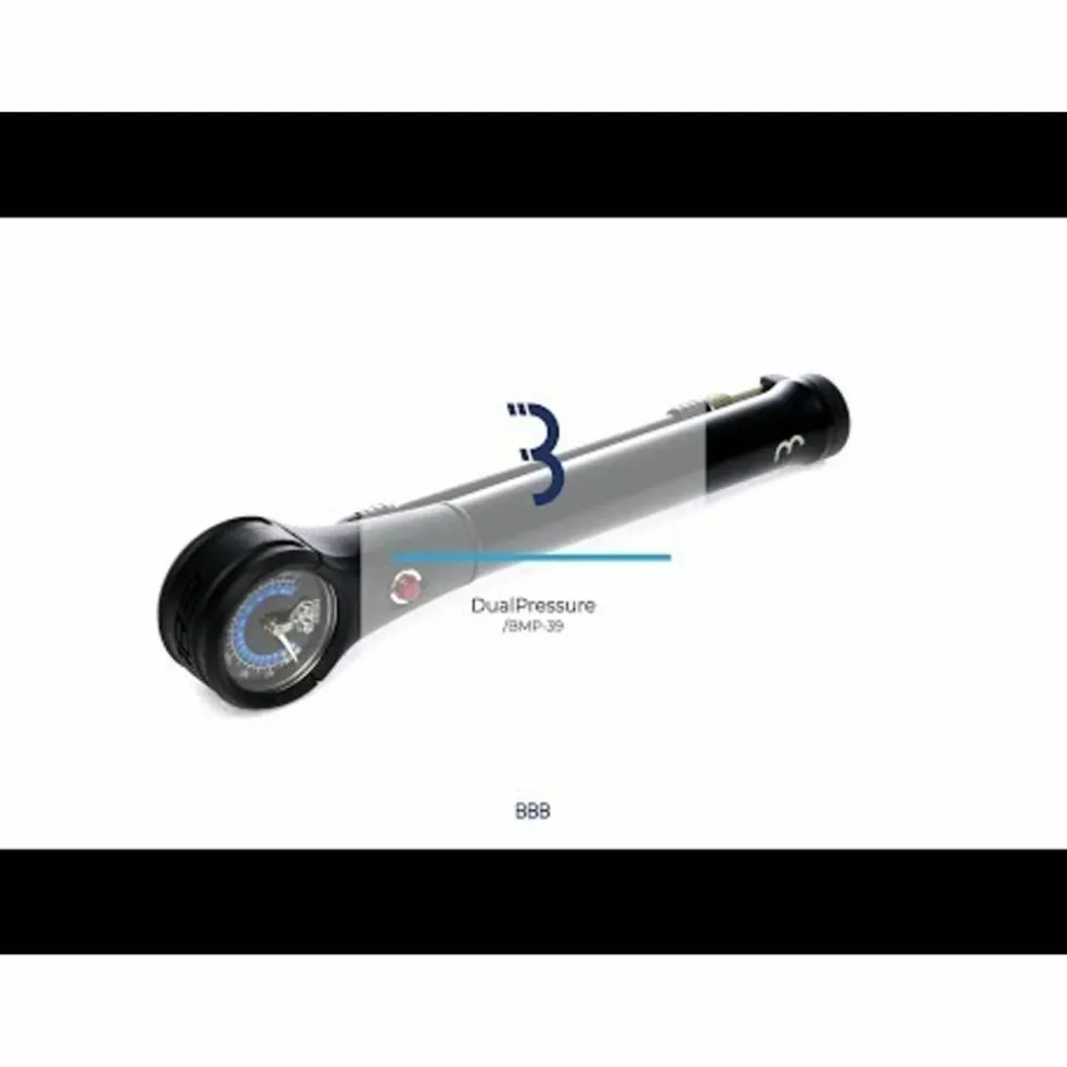 BBB Cycling BMP-39 DualPressure Mini Fietspomp