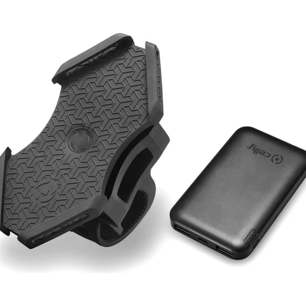 Celly Telefoonhouder met Powerbank
