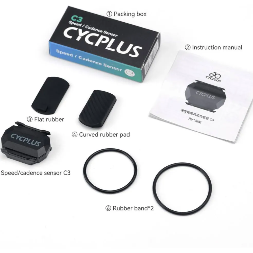CYCPLUS C3 2-in-1 Snelheid + Cadanssensor