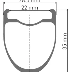 DT Swiss ERC 1400 DICUT DB 35 Racefiets Wielset