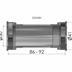 Elvedes Press Fit BB86/92 Bottom Bracket