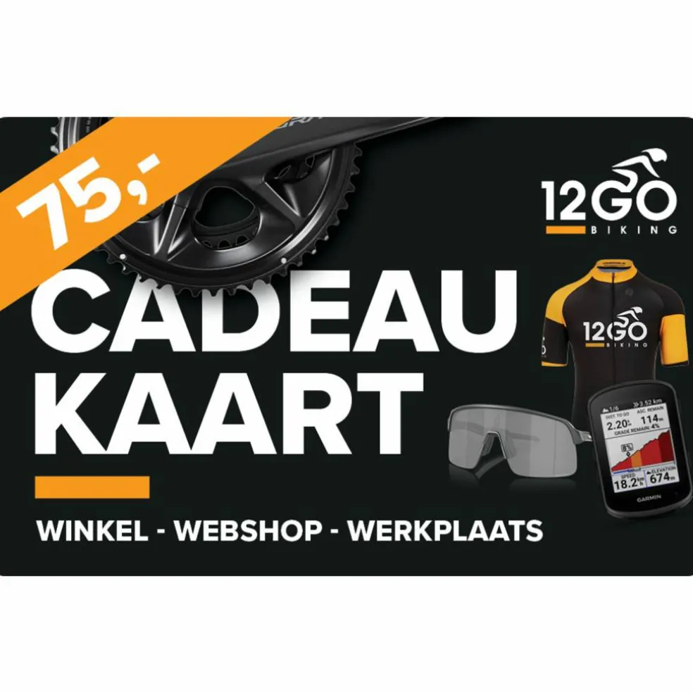 12GO Cadeaukaart 75 euro