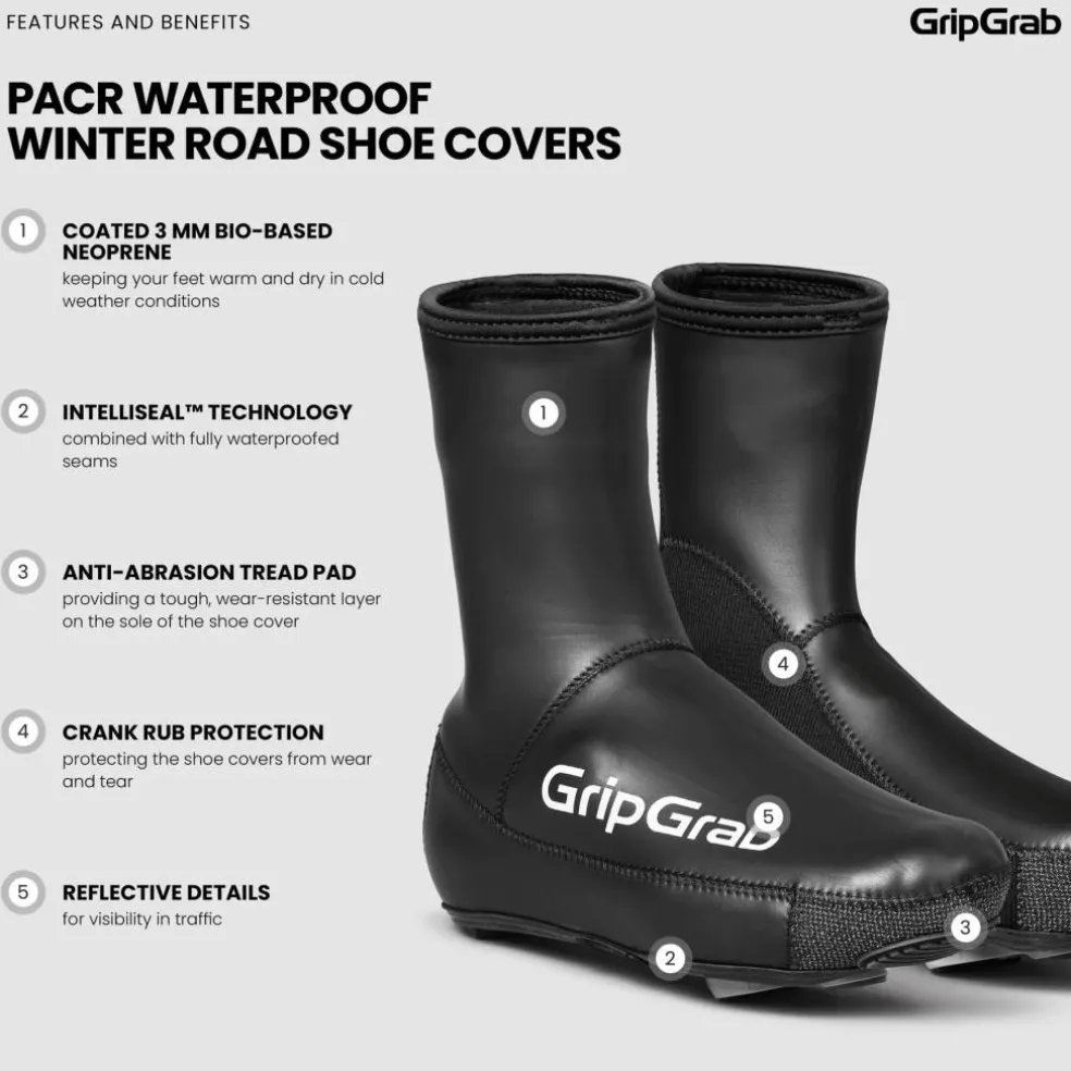 GripGrab PACR Waterdicht Winter Road Overschoenen