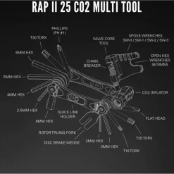 Lezyne Rap II 25 CO2 Multitool