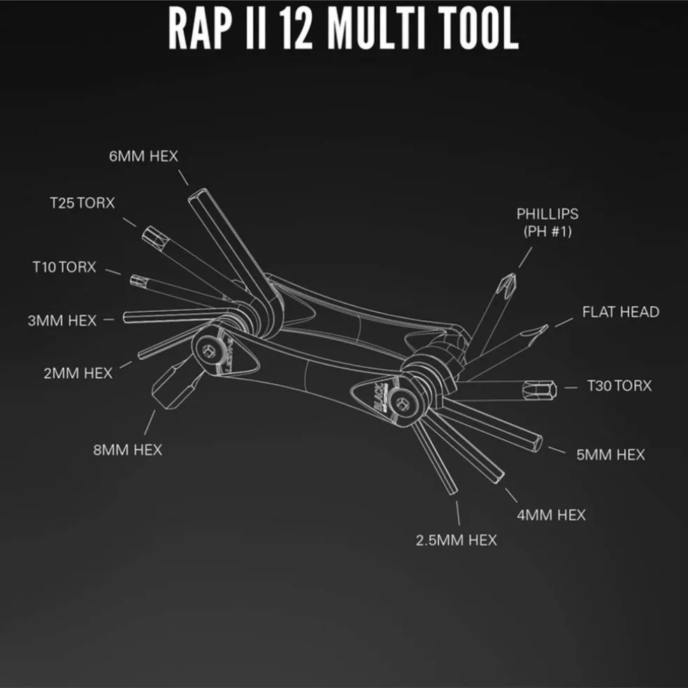 Lezyne Rap II 12 Multitool