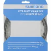 Shimano MTB RVS Derailleur Kabelset Zwart