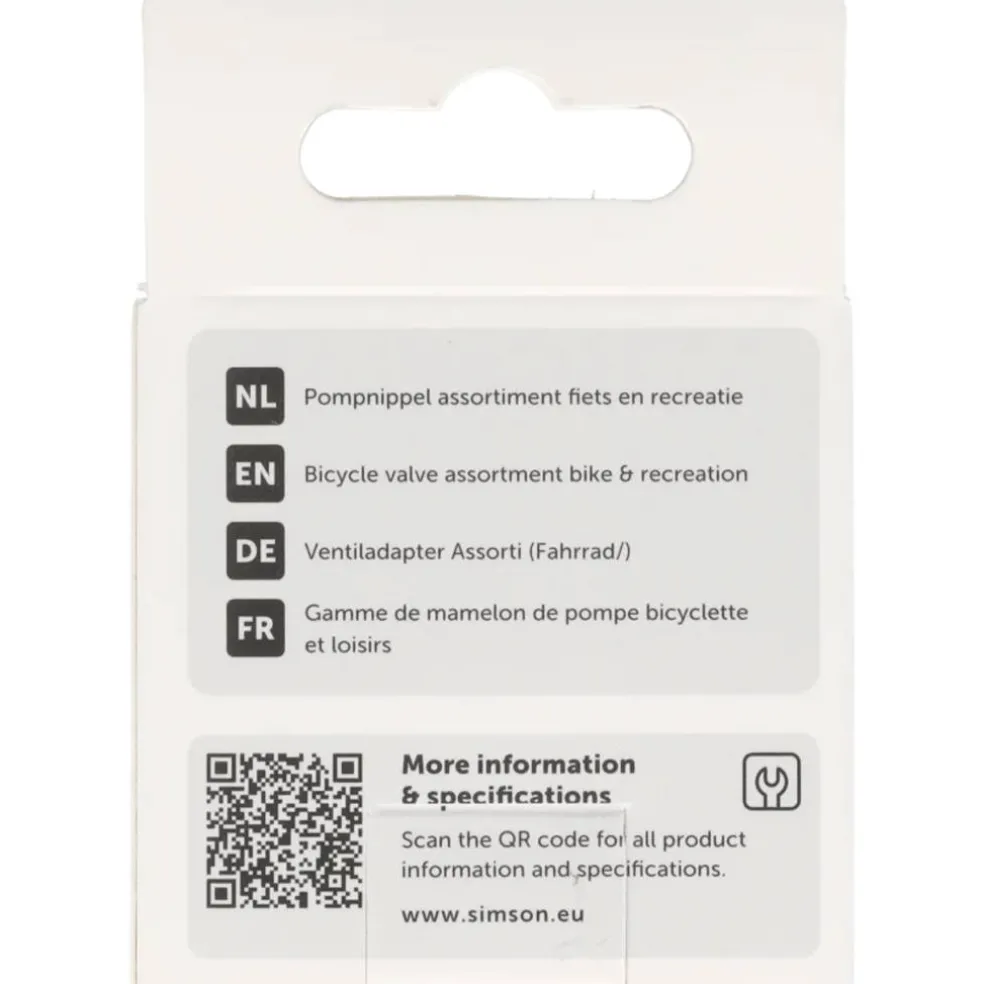 Simson 5-delige Pompnippels Fiets & Recreatie