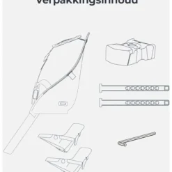 Urban Iki Ta-Ke Fietsstoeltje Voor