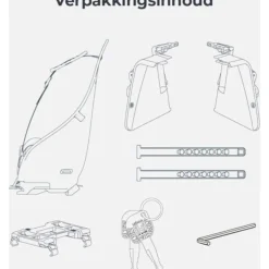Urban Iki Ta-Ke Fietsstoeltje Achter