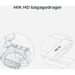 Urban Iki Ta-Ke MIK HD Fietsstoeltje Achter