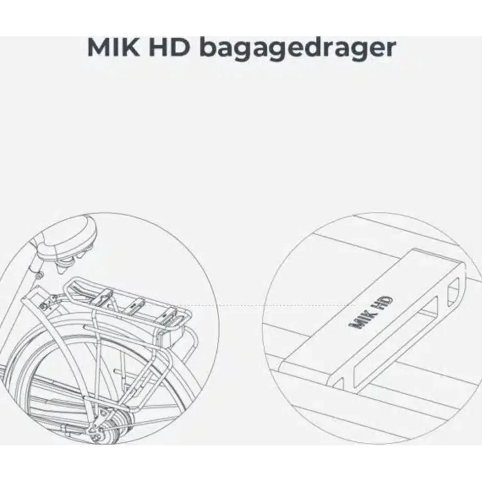 Urban Iki Ta-Ke MIK HD Fietsstoeltje Achter